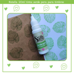 Botella tinta timbre "verde pera"