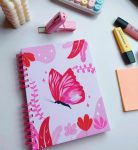 Cuaderno 21,5 x 16,5cm-Mariposa