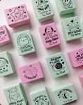 Timbre manual personalizado 4x3cm