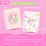 Archivo digital-Pack 2 portadas floral