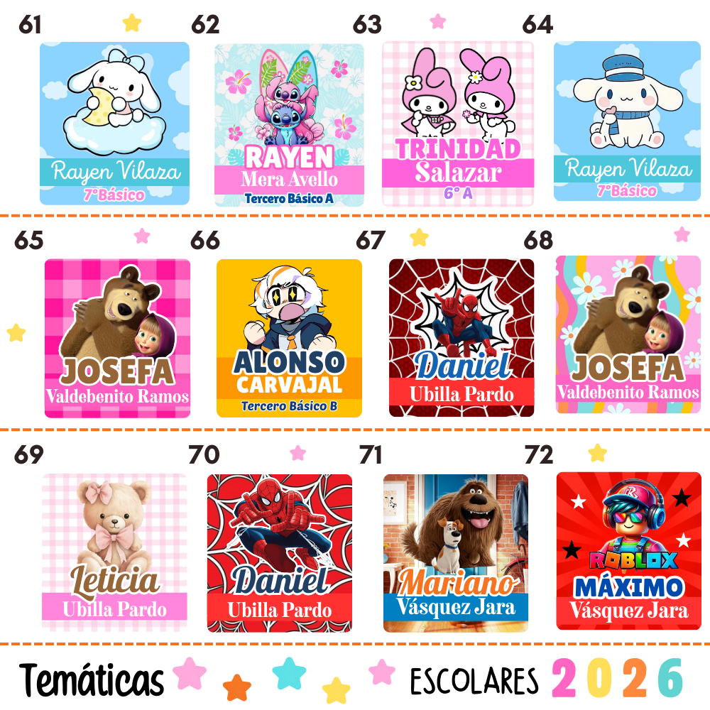 útiles 6